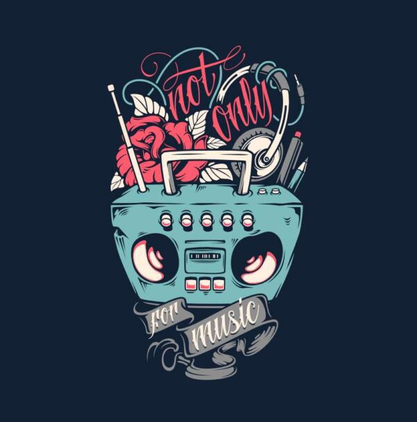 For Music Tshirt - Image 2