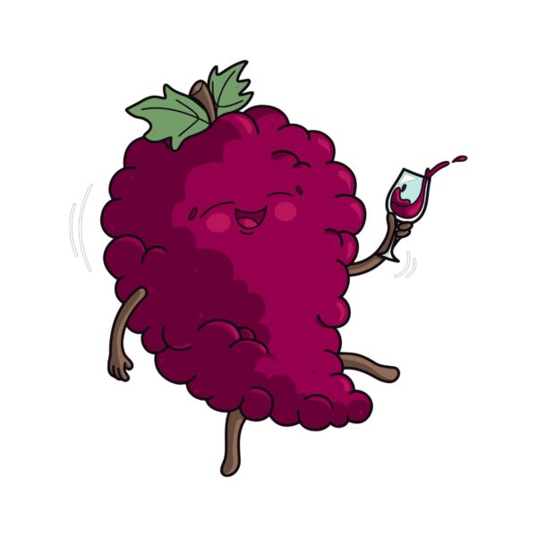 Grape Wine Tshirt - Image 2