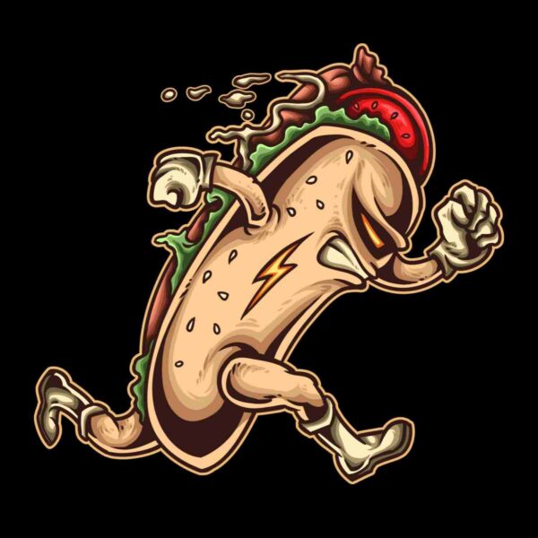 Spicy Hotdog Tshirt - Image 2