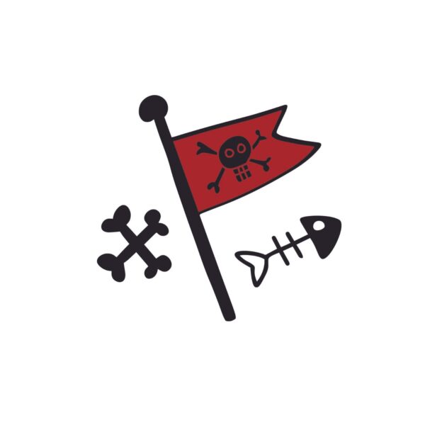Pirate's Flag Tshirt - Image 2