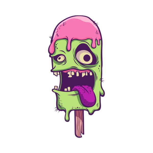 Creepy Ice-cream Tshirt - Image 2