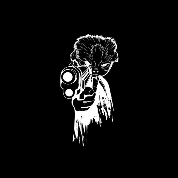 Spy Shooter Tshirt BW - Image 2