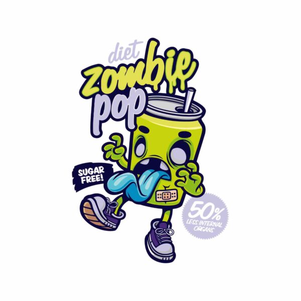 Zombie Pop Tshirt - Image 2