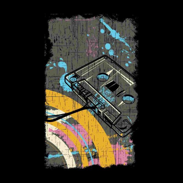 Casset Music Tshirt - Image 2