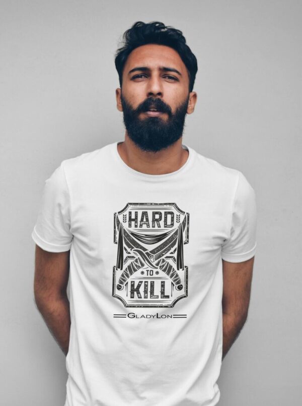 Hard To Kill Tshirt BW