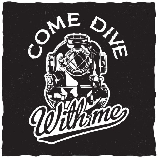 Dive With Me Tshirt - Image 2