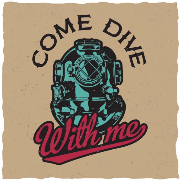 Dive With Me 2 Tshirt - Image 2