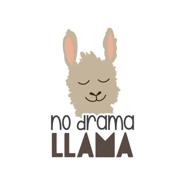 No Darma - LLama Tshirt - Image 2