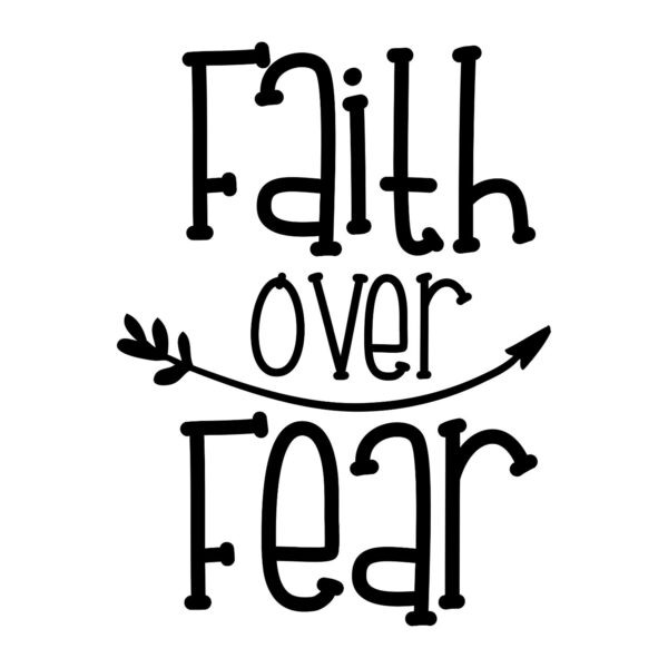 Faith Over Fear Tshirt - Image 2
