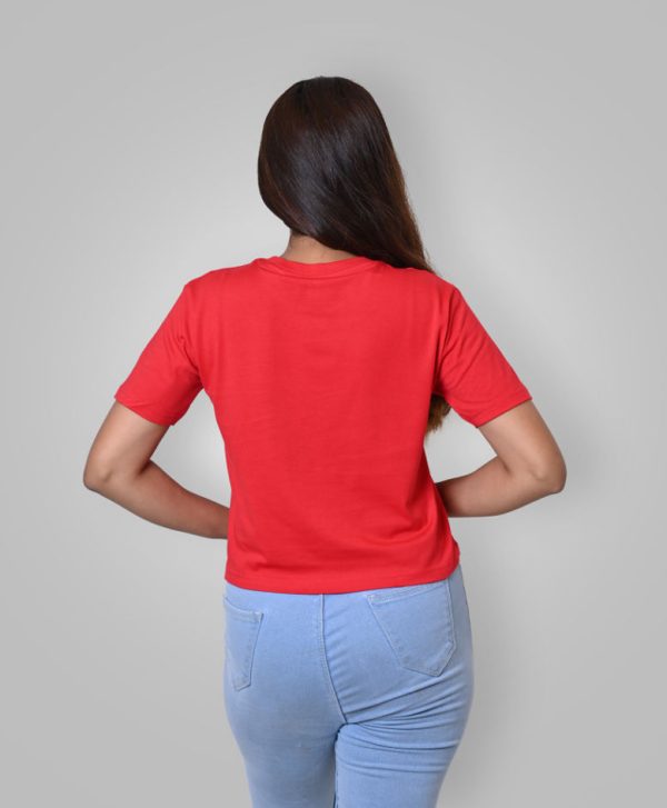 Supergirl Logo Crop Top - Image 4