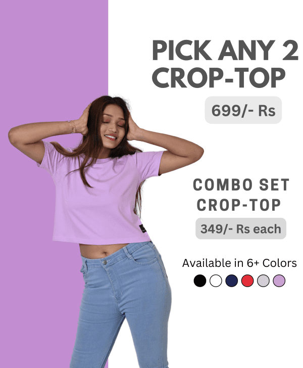 Crop top Combo set of 2