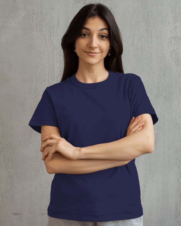 Women plain T-shirt Combo set of 2 - Image 5
