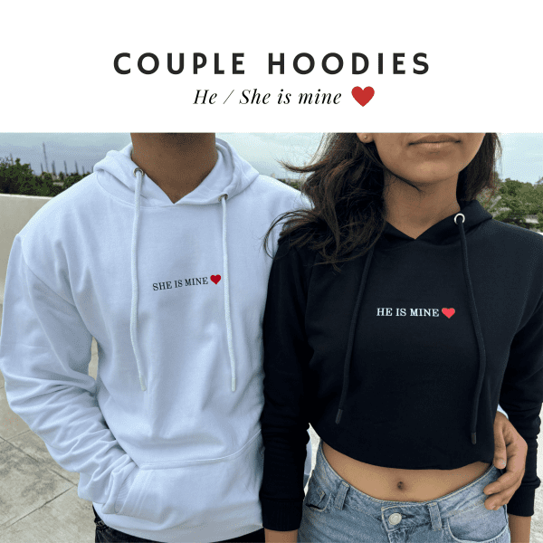 Couple Hoodie (He/She is mine) Set of 2