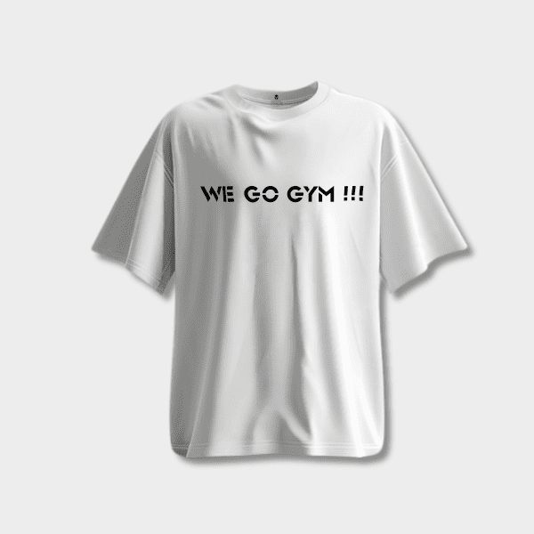 We Go Gym Oversize Tshirt - Image 3